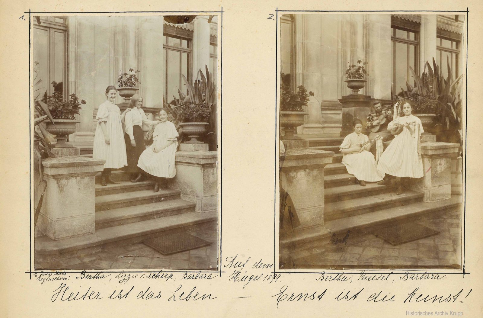 Die Kemenate zwei Jugendzimmer für Bertha und Barbara Krupp entstehen